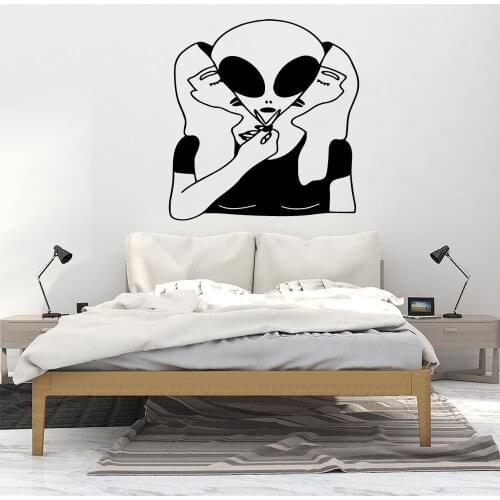 Cartoon Alien Wall Stickers Personalized Creative For Living Room Kids Room Decoration Accessories