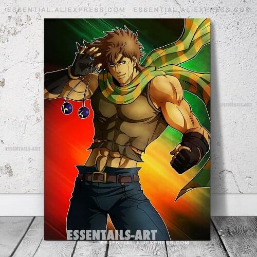 Joseph Joestar JoJos Bizarre Poster Canvas Wall Art Painting Decor Pictures Bedroom Study Living Room Home Decoration Prints