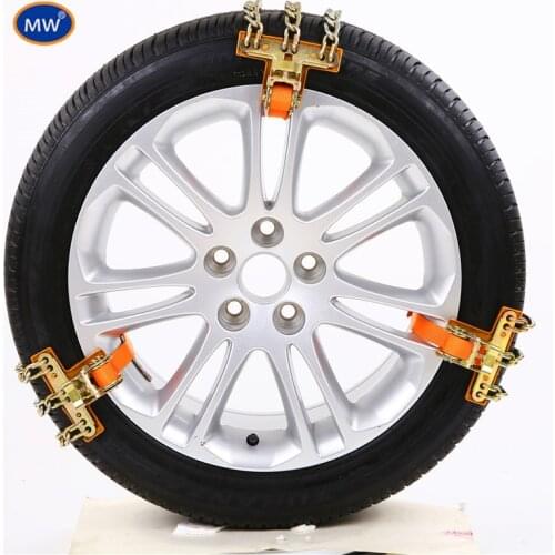 New Anti-skid Chain Wear-resistant Steel 3 Chains Balance Design Car Snow Chains For Ice/Snow/Mud Road Safe For Driving