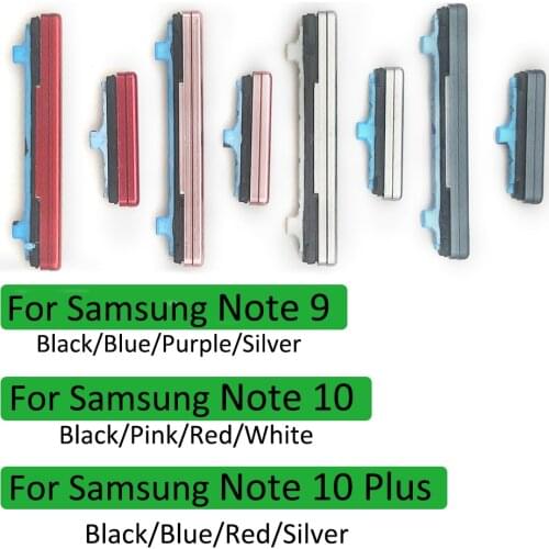 New For Samsung Galaxy Note 9 10 Plus Power Button+Volume Side Button