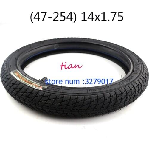 14X1.75(47-254) Tires for 14 inch Kids Bikes Ultralight Folding Bike Tires 14x1.75 14x1.95 inner tube and tyre