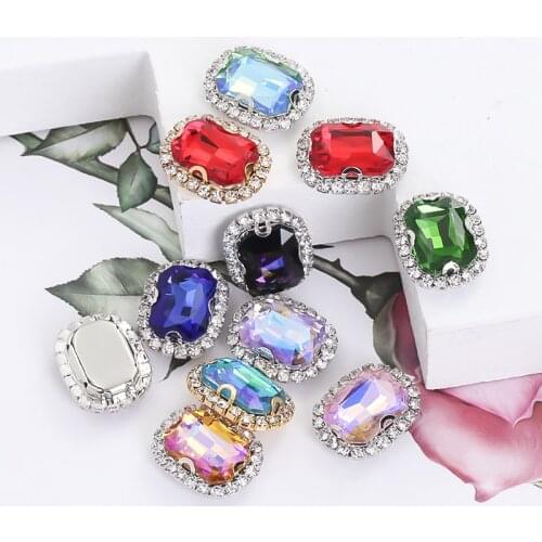 Multiple Size Rhinestones for Clothes Octagon 4627 Sewing Crystal Flat Back Rhinestones For Needlework Clothes Decoration