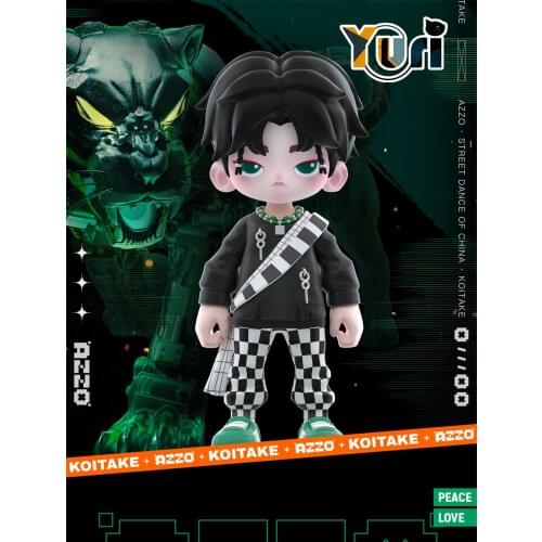 Street Dance of China Wang Yibo Team Leader PVC Figure Doll Toy The Untamed Sa NQ