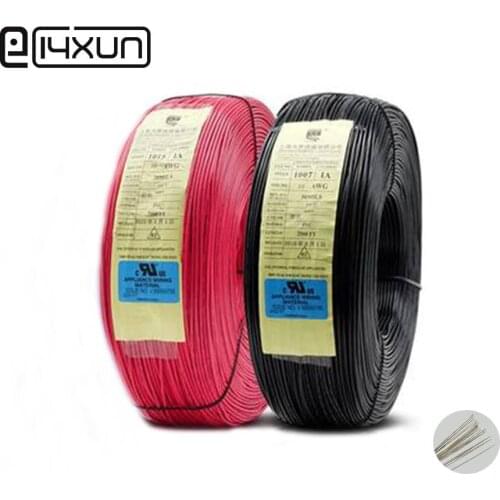 10M OD2.4mm UL1007 Electronic Wire Terminal Tinned Copper 16awg 26/0.25TS PVC Environmental Protection Lead 10A 300V 80
