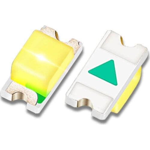 100PCS 0603 SMD LED white 6000-7000k / warm white 2800-3200k / cold white 8000-11000k 1.6*0.8mm 2.8-3.0v 20mA Free shipping