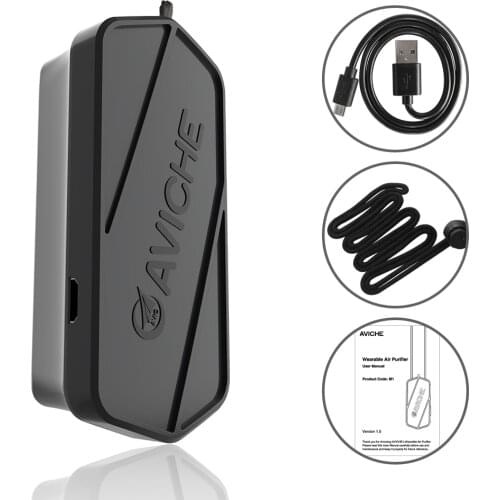 AVICHE Personal Wearable Necklace Mini Portable Air Freshener Ionizer Negative Ion Generator