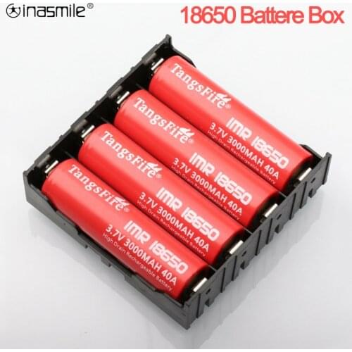 ABS 18650 Battery Storage Case 1X 2X 3X 4X 18650 High quality DIY battery box 1 2 3 4 Slot Batteries Container With Hard Pin