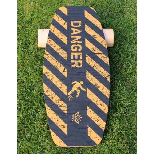 Wooden Balance Board Yoga Twisting Fitness Balance Plate Core Workout For Abdominal Waist Legs Muscles Of Roller- Board Balancin