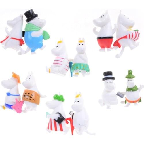 DIY Wild Gardening Landscape Decor Ornaments Explosion Paragraph 12 Lulu Mi Small Fertilizer Family Hippo Muming Goni handicraft