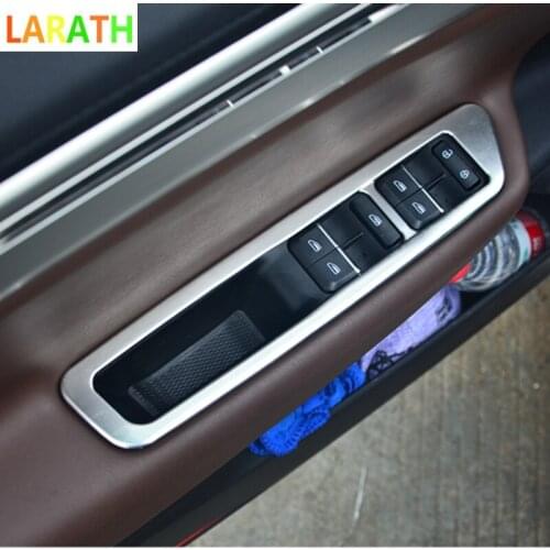 For Emgrand 7 EC7 EC715 EC718 2014 2015 2016 car body door Window glass inner panel Armrest Lift Switch Button trim frame 4pcs