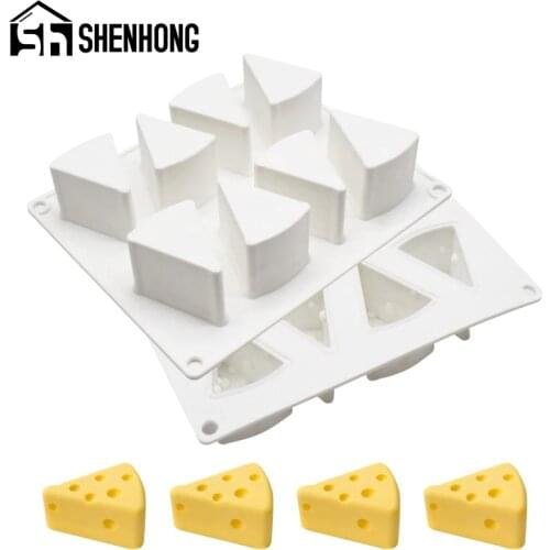 SHENHONG 8 Cavity Cake Mold Mousse Mould Dessert Silicone Molds Cheese Shape Muffin Pastry Baking Tray Cake Decorating Tools