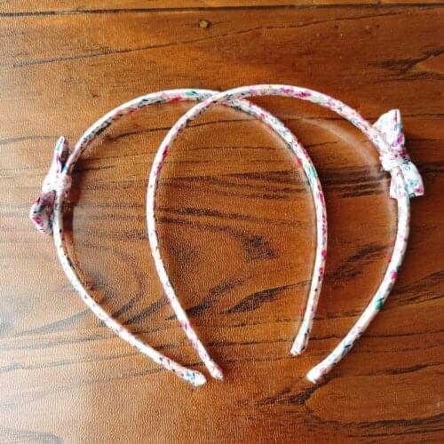 Cotton pink elastic simple hair bands brand fashion headband comfortable headwear hair hoop for girls