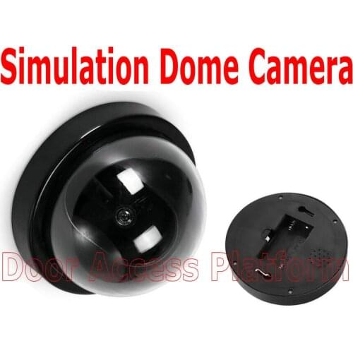 Simulation Dome Camera Fake CCTV Palm size Surveillance Camera,Black color Monitoring Wireless Dummy Fake Security Camera