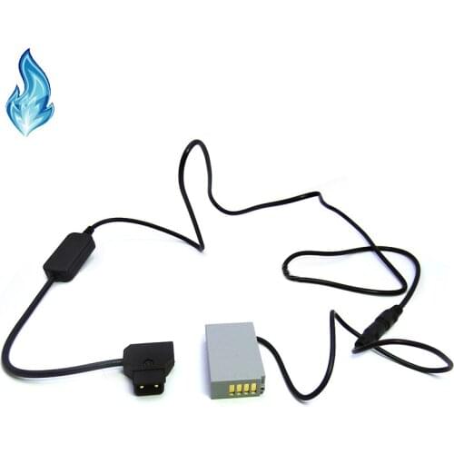 PTAP DTAP P-Tap D-Tap Power Cable + EP5F EP-5F DC coupler / EN-EL24 dummy battery for Nikon 1 J5 1-J5 1J5 Digital Cameras