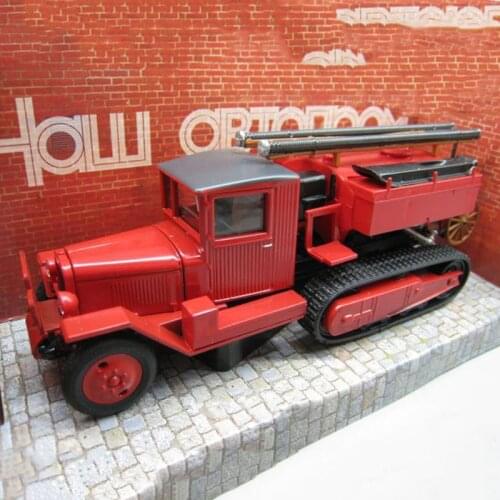 1/43 Soviet Fire Polices Car Diecast Alloy Simulation Model Fire fighting Collection Decoration Room Children Gifts Toys