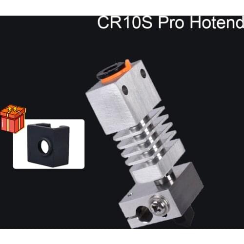 CR10S PRO Hotend Upgrade Kit Aluminum Heatsink Titanium Heat Break For CR-10S Hotend+Swiss MK8 Hardened Nozzle 3D Printer Parts
