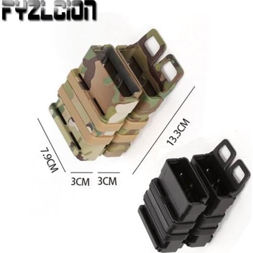 Hunting Tactical 5.56 Version of FAST MAG Quick Pull M4 Magazine Pouch Combination Two Sets 4 Colors