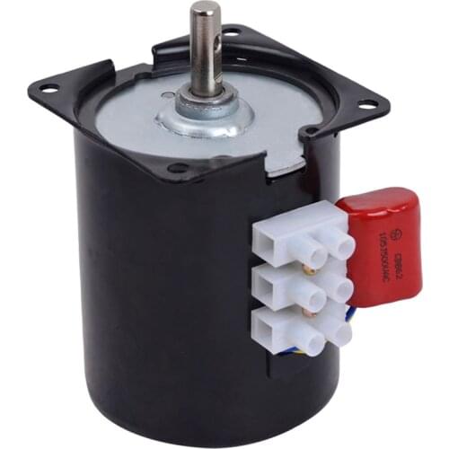 220V AC Permanent Magnet Synchronous Gear Motor 68KTYZ 68-KTYZ 28W Low Speed High Torque 2.5 5 10 15 20 30 40 50 60 rpm