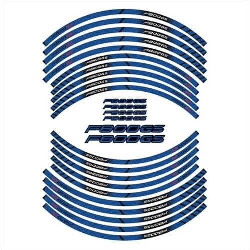 Motorcycle Reflective Wheel Sticker Moto Tire For BMW F800GS f800gs F 800 GS Decoration Protection Decal Rim Decals Sticker Suit