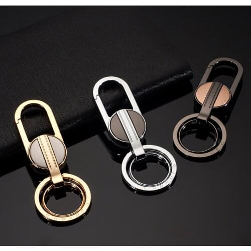 Upscale Metal Men Car Keychain High-end Keyring Auto Key Ring for BMW Audi Mercedes Suzuki SSANG YONG Tesla MINI Cooper Honda VW