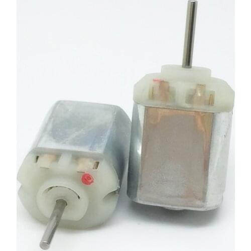 130 plug-in carbon brush motor DC 12V car rearview mirror adjustment motor positive and negative output shaft optional