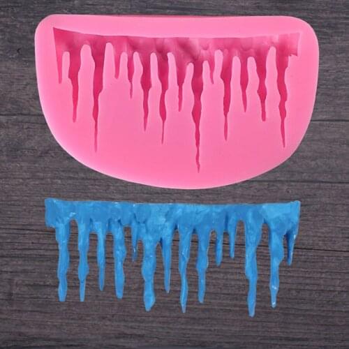 1PC Ice Sculpture Shaped Silicone Cake Mold DIY Biscuit Cookie Cutter Fondant Cake Decoration Tool Kitchen Baking Mold LB 499