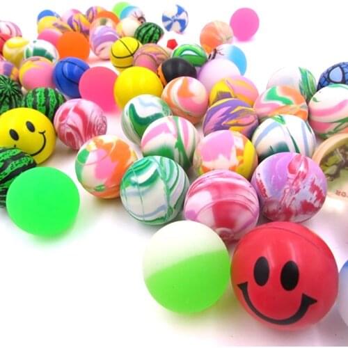 10pcs/lot Funny Toy Balls Mixed Bouncy Ball Floating Bouncing Child Elastic Rubber Ball Of Pinball Bouncy Toys