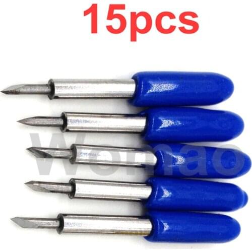 15pc 60 degrees Roland Cricut Cutting Plotter Vinyl Cutter Knife Blades