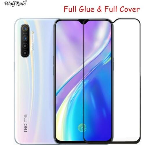 2pcs LCD Screen Protector For Realme XT Full Glue Glass For Realme XT Full Cover Tempered Glass For Realme XT / Realme X2 Film