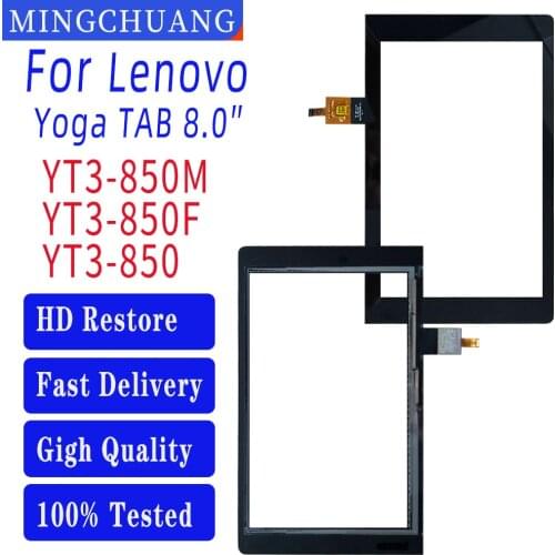 8.0 Inch For Lenovo Yoga Tabler 3 8 YT3-850 YT3-850F YT3-850M Touch Screen Digitizer Sensor Glass Digitizer Panel