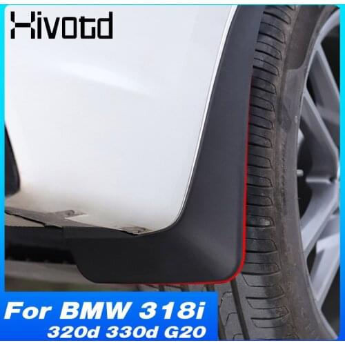 Hivotd Mud Flaps Mudguard Fender Cover Splash Guard Car Exterior Accessories Modification Parts For BMW 318i 320d 330d G20 2021