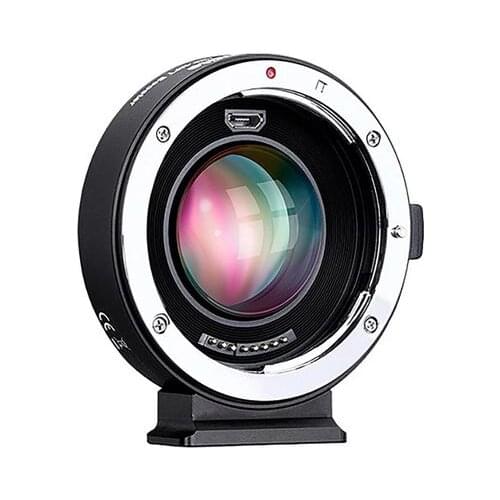 Commlite AEF-MFT Speed Booster 0.71x Focal Reducer Electronic Auto Focus Adapter for Canon EOS EF Lens to M43 MFT Olympus Camera