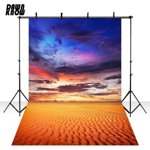 DAWNKNOW Sunset Glow Photography Background Backdrop Scenic Colorful Sky Children Photocall For Wedding Photo Studio Props GY181