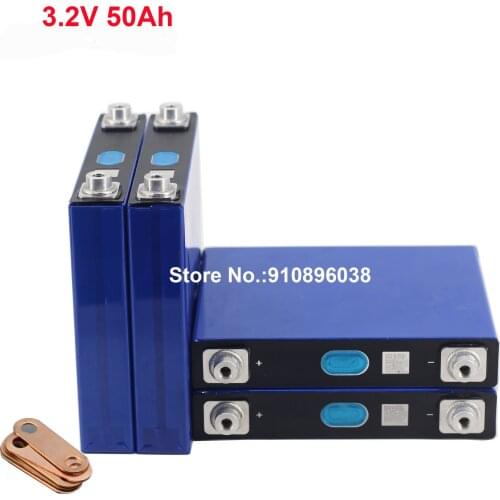 16PCS/LOT 3.2V 50ah LiFePO4 A Grade Cell For 48V E-Bike Battery