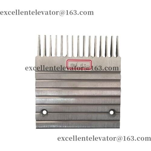 GAA453A9 Escalator Aluminum Comb L127mm W140mm 15Teeth Use for Otis 1 Pack=5 Pieces