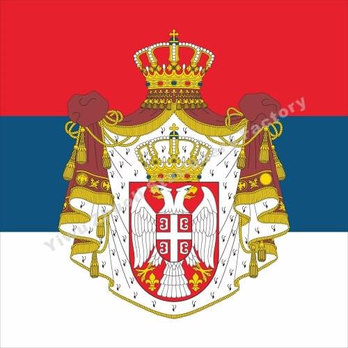 Serbia President of the National Assembly Flag 120X120cm (4x4FT) 120g 100D Polyester Double Stitched High Quality Banner