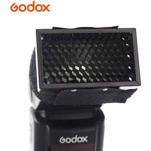 Black Godox HC-01 Honeycomb Grid Filter for Flash Speedlite