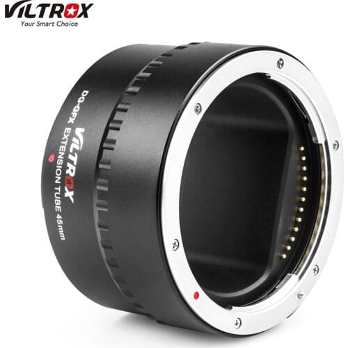 Viltrox DG GFX 45mm Adapter Ring Lens Automatic Electronic Macro Extension Tube Adapter Ring for Fuji Fujifilm G-mount Cameras