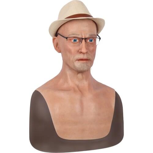 Cosplay Charls Face Mask Realistic Soft Silicone Male Mask for Masquerade Halloween Mask Crossdresser Drag Queen Transgender