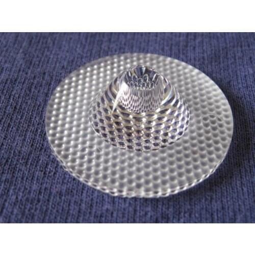 ML-35-60 High quality LED Optical Lens 1P, 35mm Diameter, 60 Degree, PMMA materials, Bead Surface