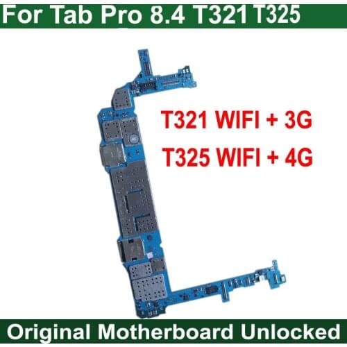 Multilingual Tested Original Unlock Mainboard Motherboard Circuits For Samsung Galaxy Tab Tab Pro 8.4 T321 3G T325 4G T320 WIFI