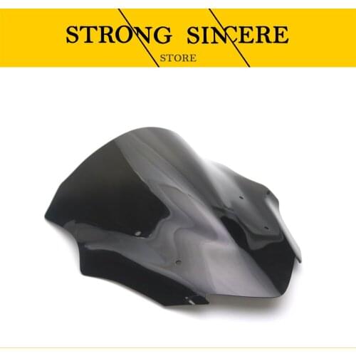 MT09 Motorcycle accessories For YAMAHA MT-09 MT 09 2017 Windshield WindScreen Visor Viser Double Bubble