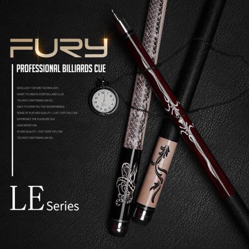 2019 Original FURY LE Pool Cue Stick Kit Billiard Cue with Case 11.75mm/13mm Tip Maple Cue Professional Kit High-end Stick