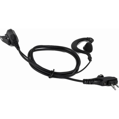 Earpiece Headset Earpiece G Shape for HYT Hytera TC-500 TC-518 TC-580 TC-446S TC-600 TC-610 TC-620 TC-618 TC-700 Walkie Talkie