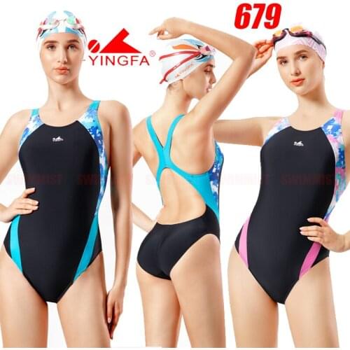 NEW ARRIVAL YINGFA 679 WOMENS GIRLS COMPETITION TRAINING RACING PROFESSIONAL SWIMWEARS SWIMSUITS ALL SIZE