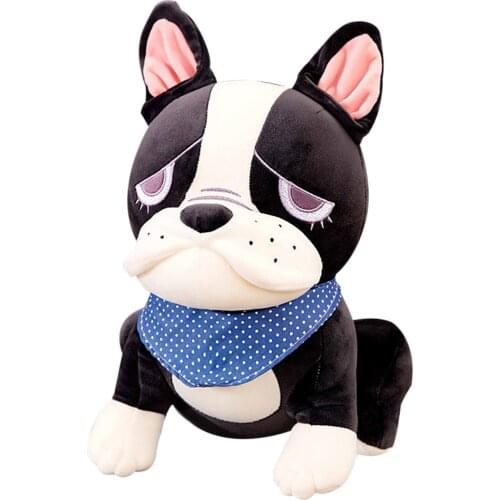 Plush Toy Bulldog Realistic French Bulldog Toy Childrens Toy Pillow Activity Gift Perfect Gift For Children Friends And Family