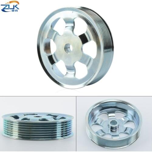 ZUK Power Steering Pump Belt Pulley For HONDA CIVIC FA1 FD1 1.8L 2006-2011 CRV ACCORD 2.0L 2.4L ODYSSEY Use For 7PK 7-Ribs Belts