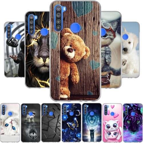 Silicone Case For Xiaomi Redmi Note 8T Cases Full Protection Soft TPU Back Cover forRedmi Note8t Bumper Phone Shell Bag Coque
