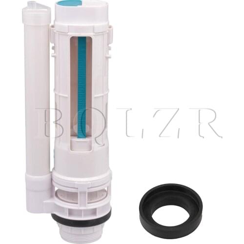 BQLZR Toilet Bottom Inlet Fill Valve Split Push Button Dual Flush Cistern Syphon 29cm