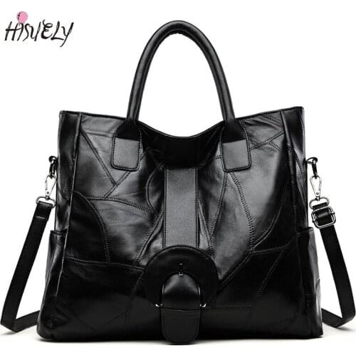 Womens bag 2021 new handbag European and American fashion sheepskin splicing single shoulder bag